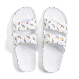 Slippers Bolt White