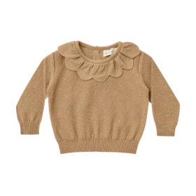Petal knit sweater